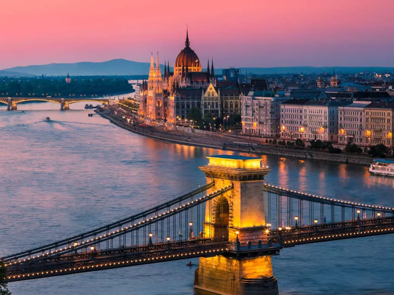 Sunset in Budapest