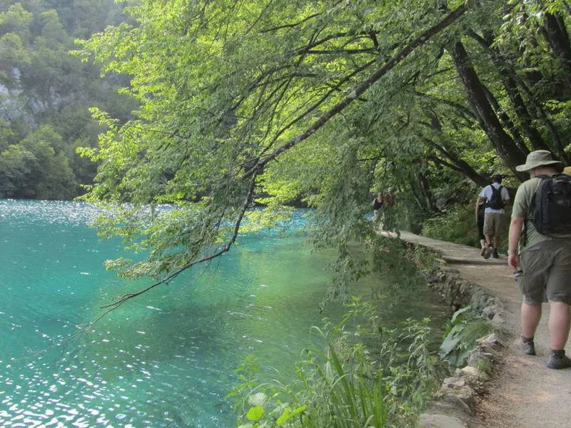 Walking in Plitvice