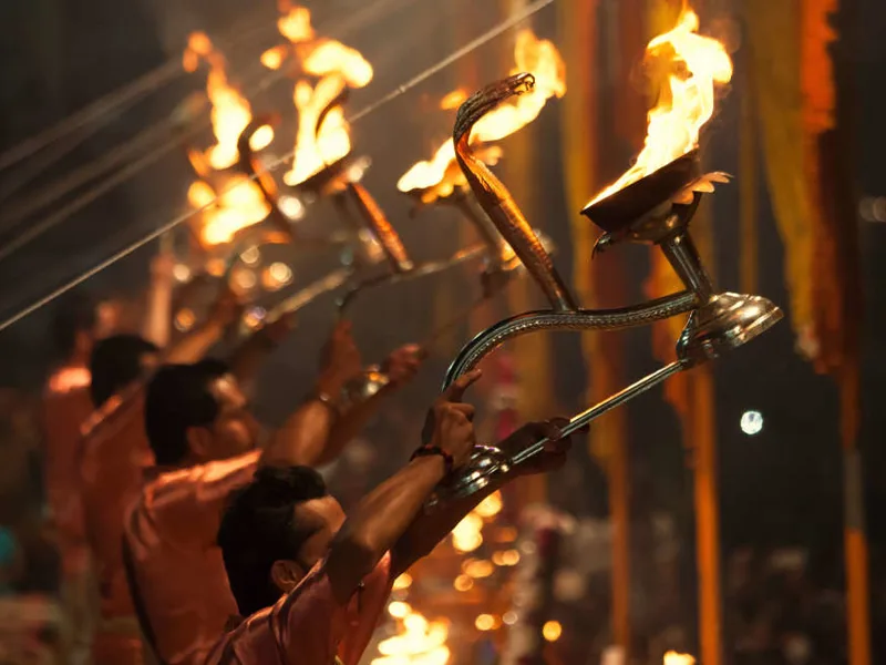 Aarti ceremony, Varanasi