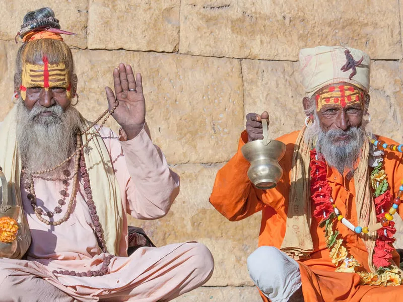 Hindu men at Varansi