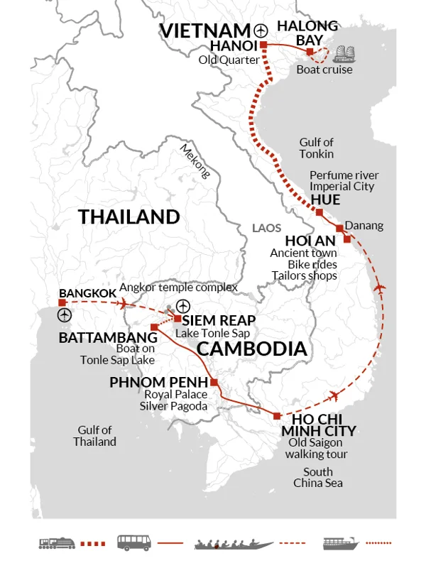 Simply Bangkok to Hanoi