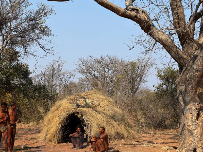 San Bushmen in Namibia