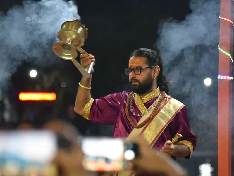 Arati ceremony