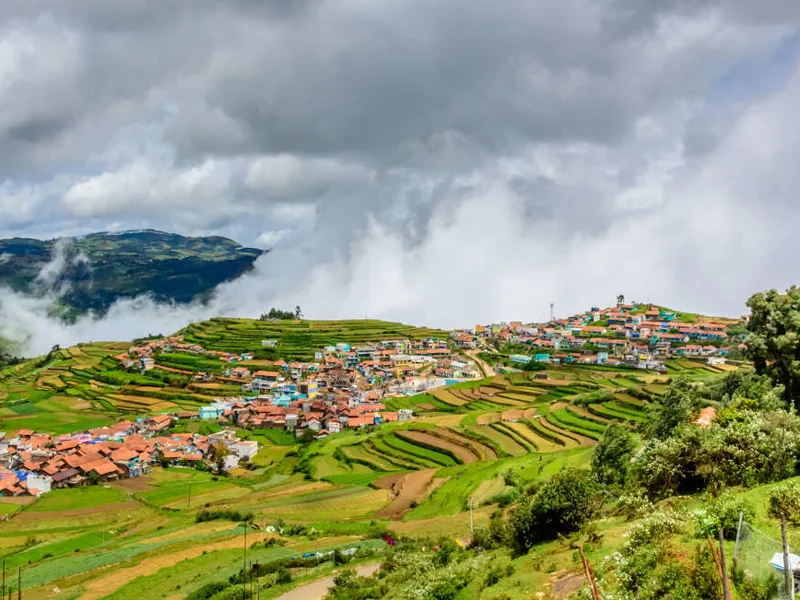 Landscape of Ooty, India