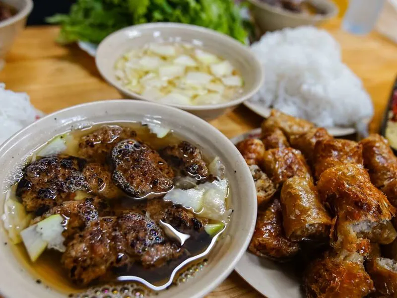 Bun Cha in Hanoi