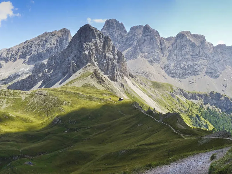 View of the Dolomites