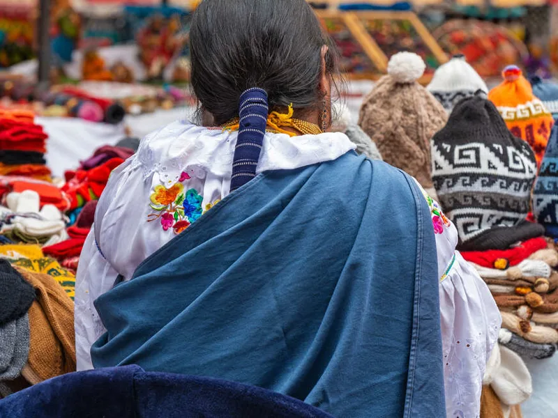 At the Otavalo market