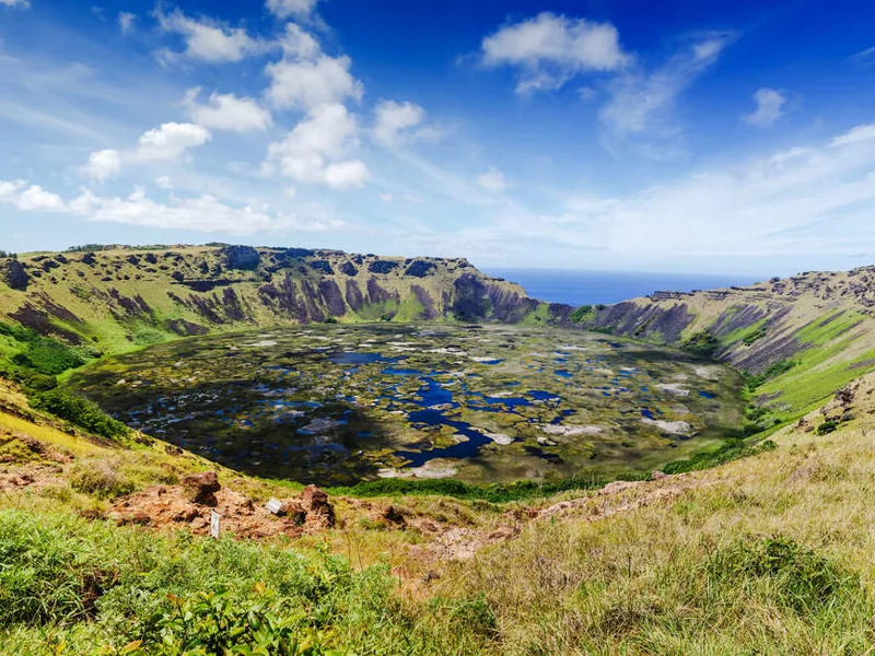 Rano Raraku volcanic crater