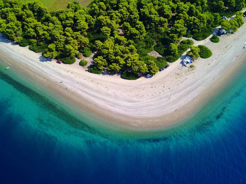 Evia Island coastline