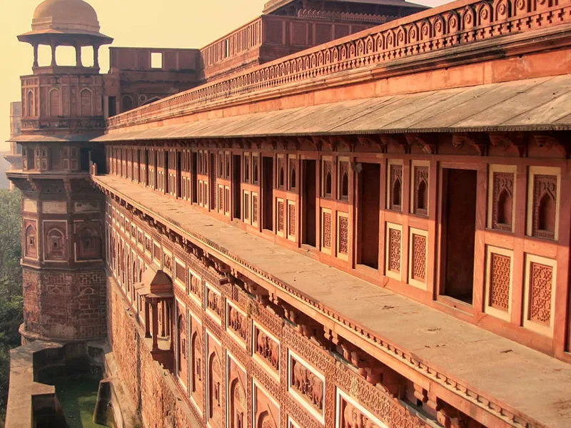 Agra Fort in the evening light