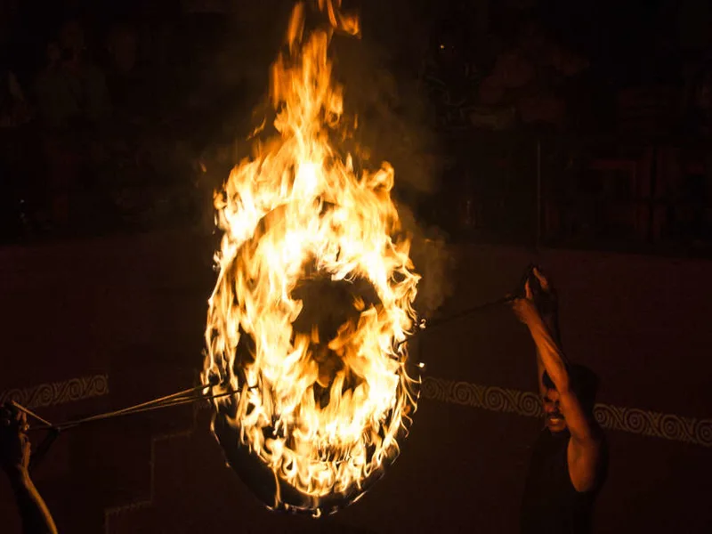 Fire display