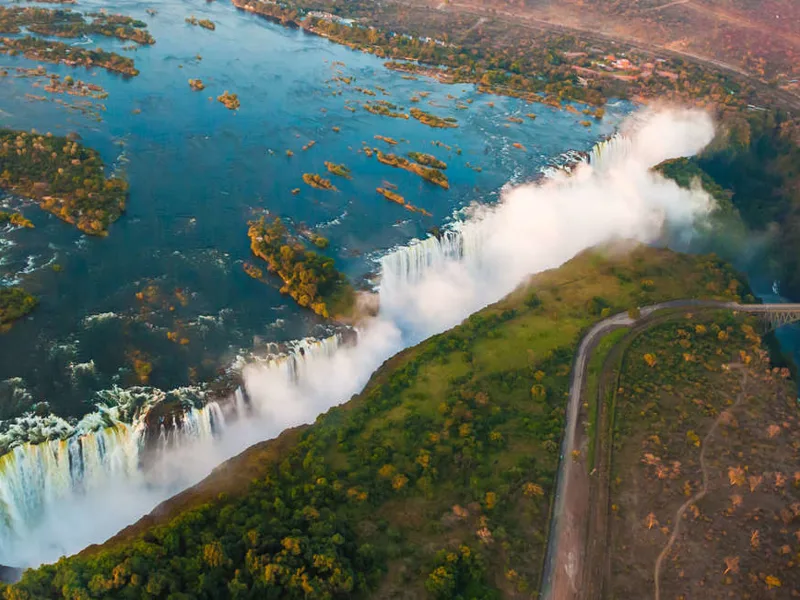 Victoria Falls in full flow, Zambia
