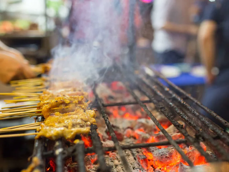 Thai street barbecue