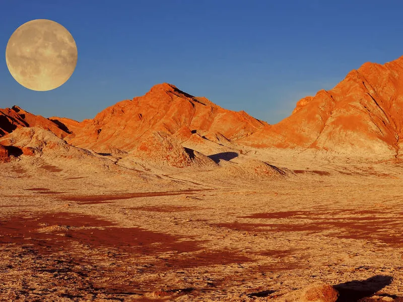 Moonrise over the Atacama