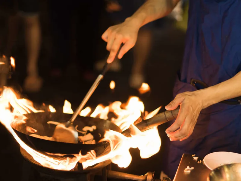 Street food in action