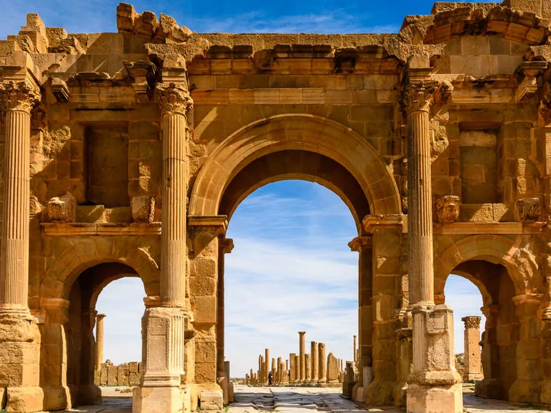 Trajan's Arch in Timgad