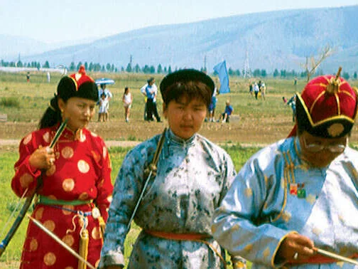 Naadam Festival female archery