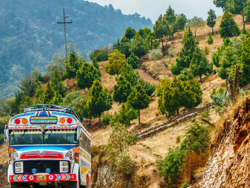 Guatemala chicken bus