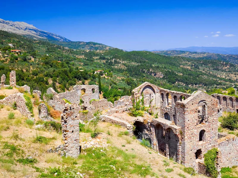 Ghost town of Mystras