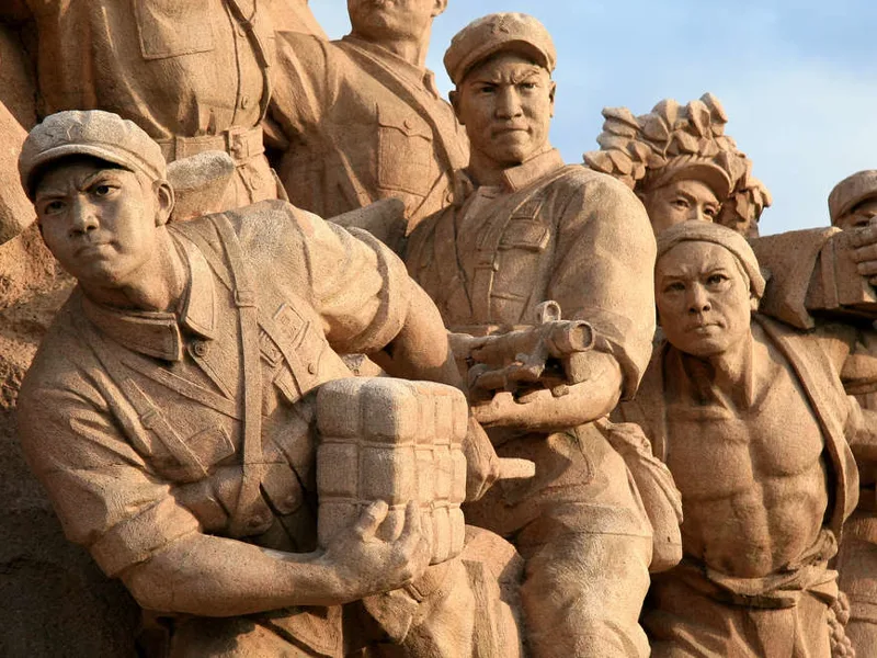 Statue in Tiananmen Square