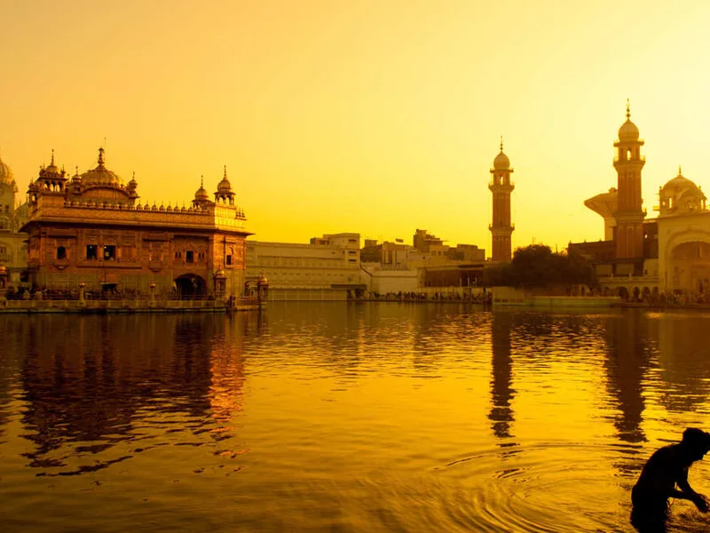 Golden Temple at Dusk