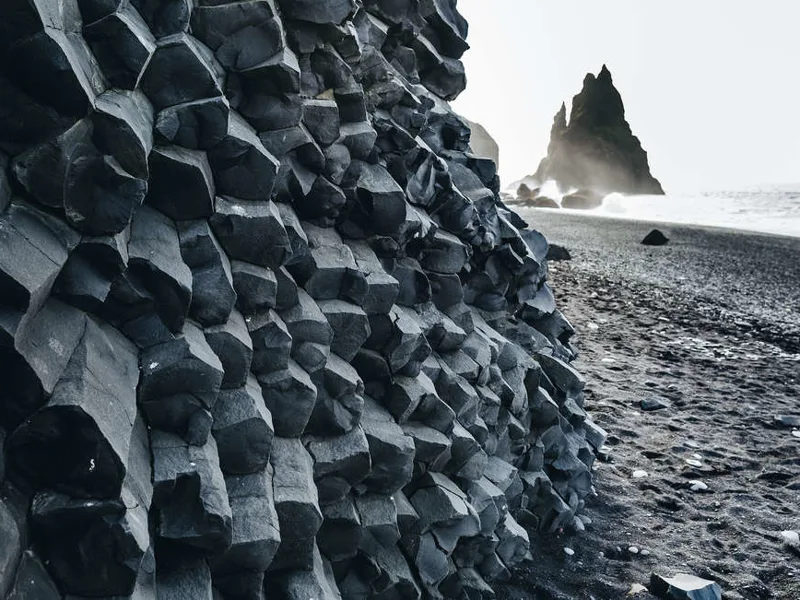 Basalt cliffs at Vik Beach