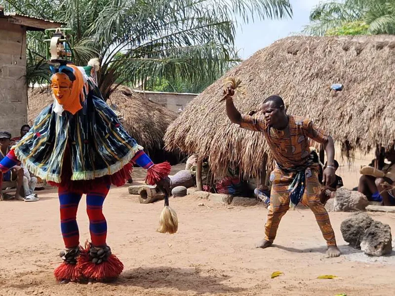 Zaouli masked dance