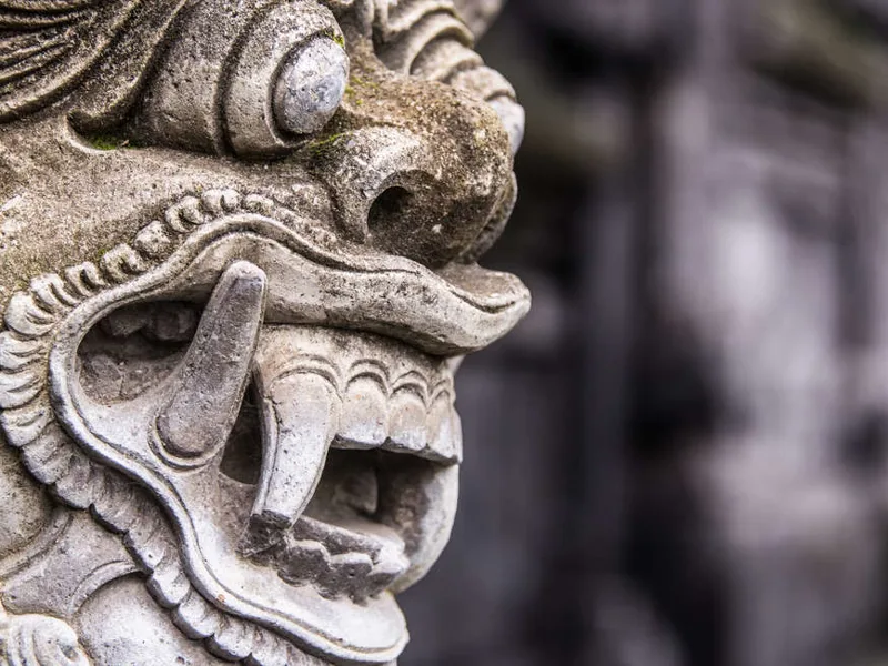 Detail at Javanese temple