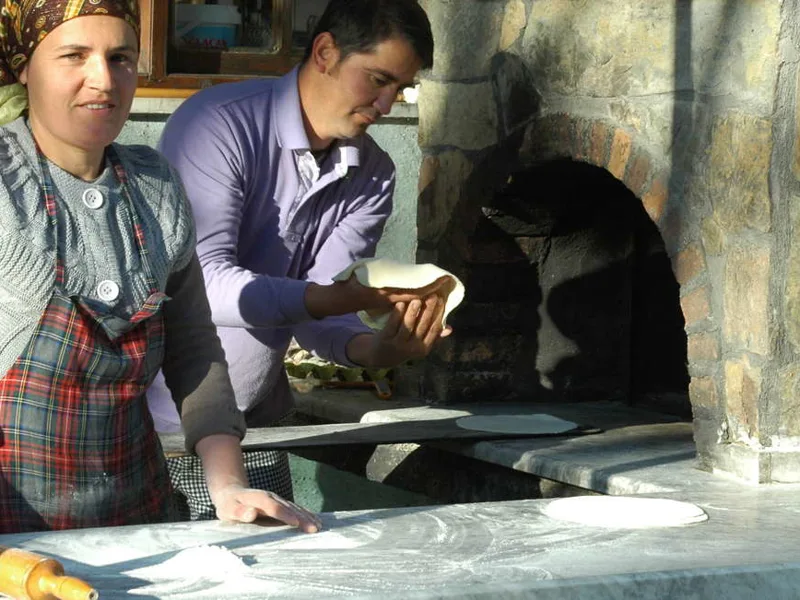 Wood-fired oven breadmaking