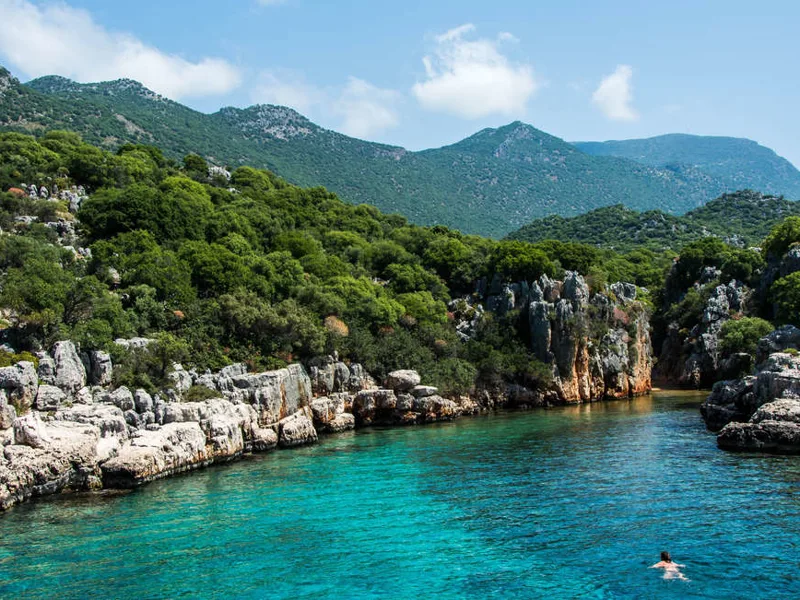 Swimming near Kas