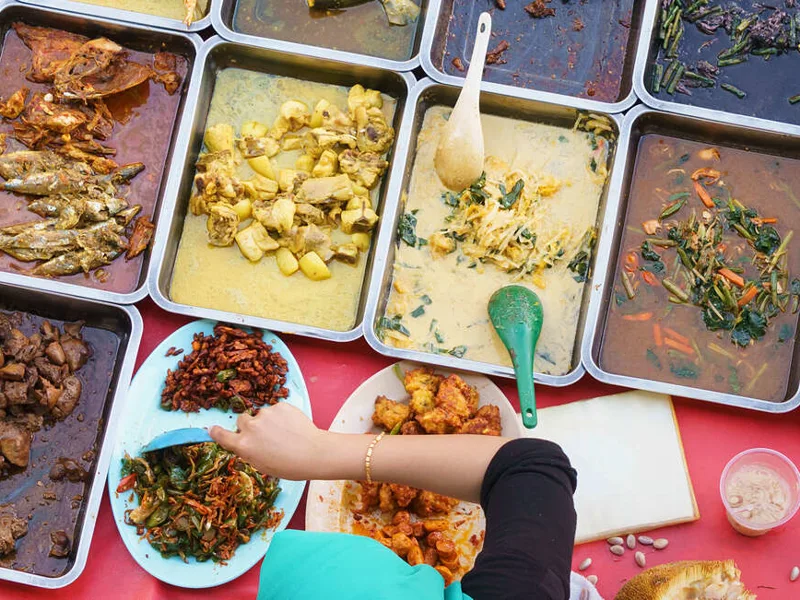 Food stall in Kota Kinabalu