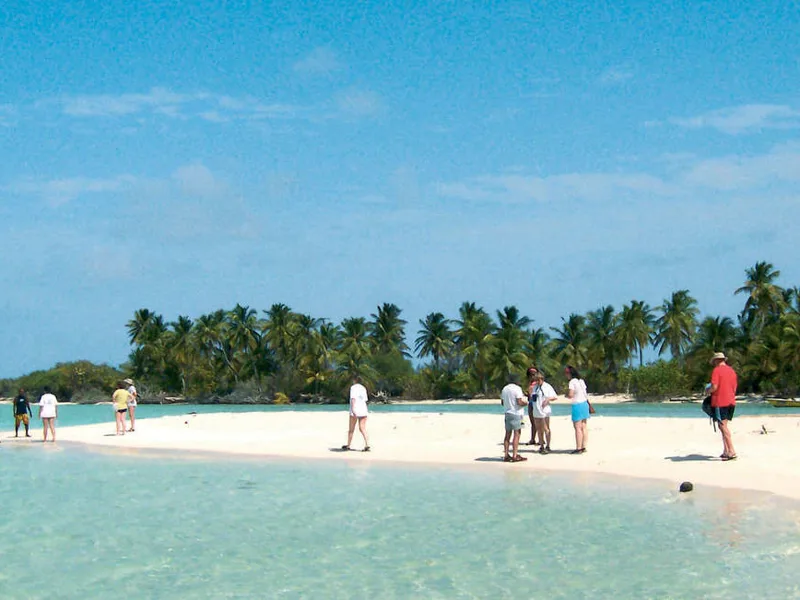 Visiting small islands