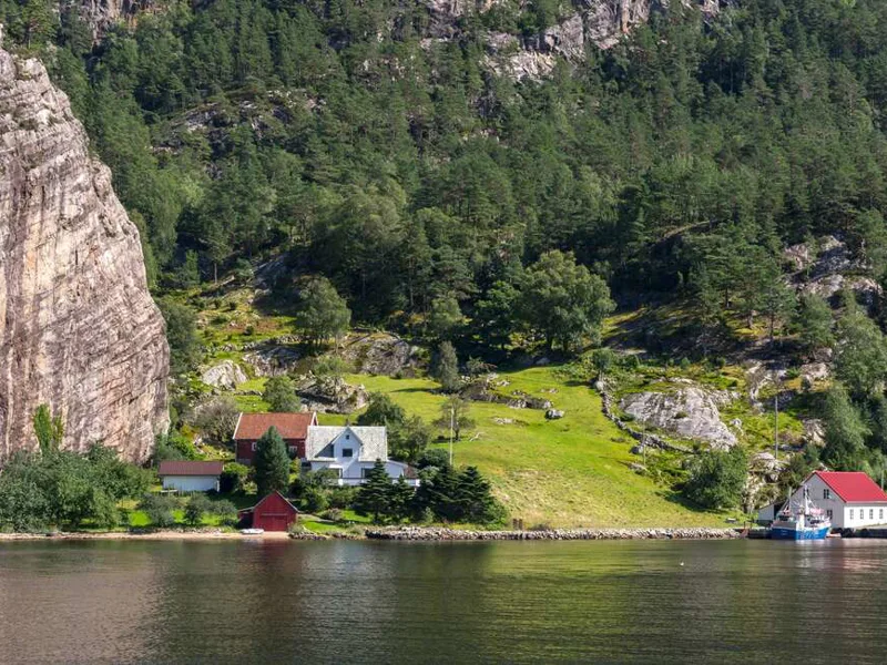 Views from the Lysefjord fjord