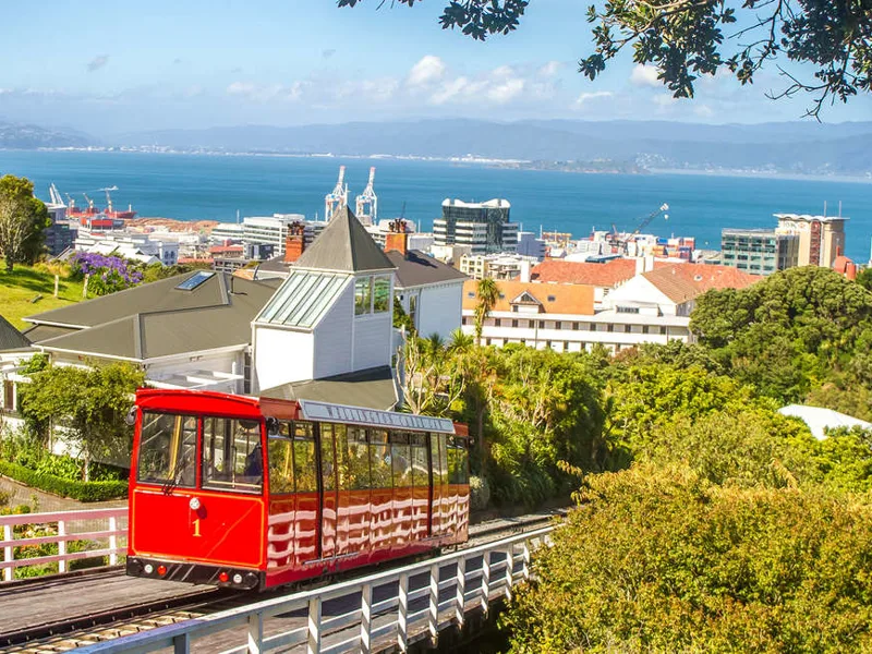 Views from the Wellington cable car
