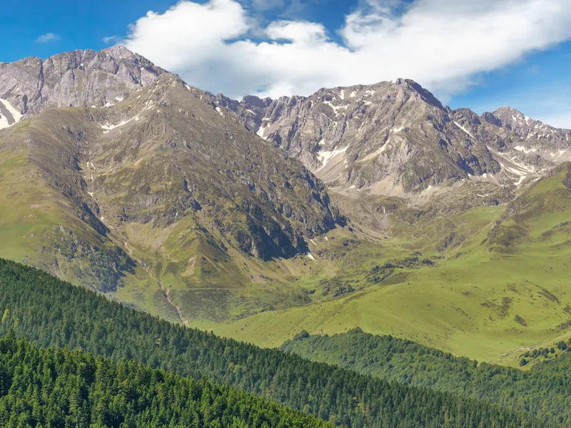 Beautiful mountain landscape in Pyrenees