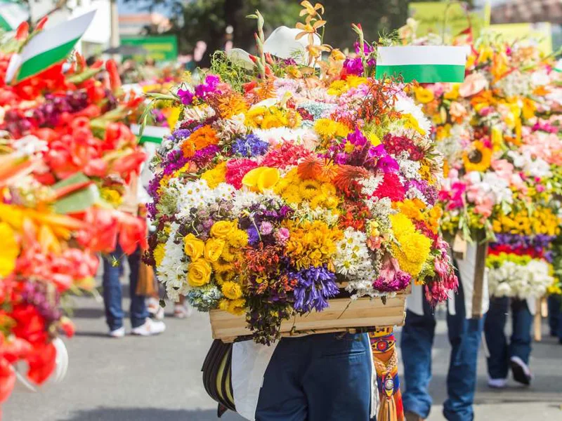 Medellin flower festival courtesy of Procolombia