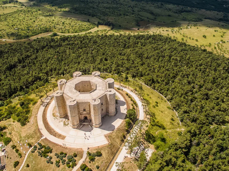 Castel del Monte from above