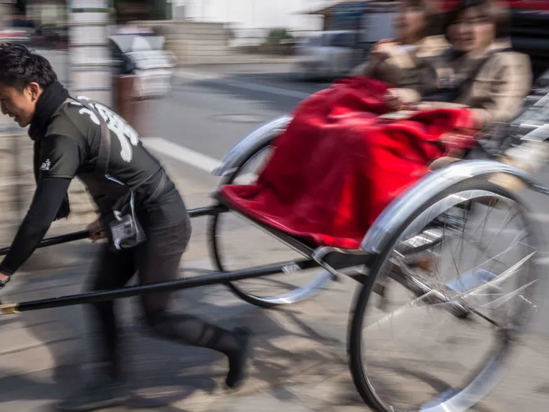 Rickshaw in Kyoto