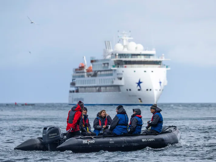 Zodiac cruising