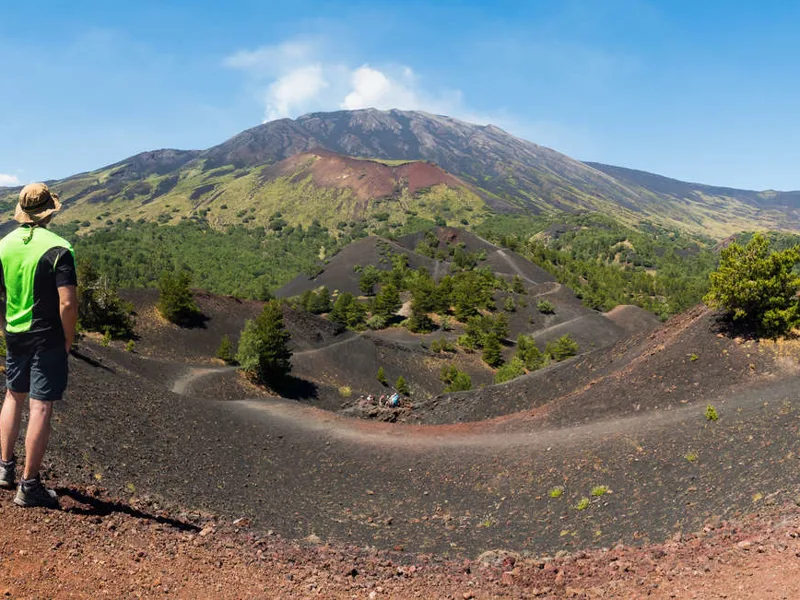 Mini craters on Etna's northern flanks