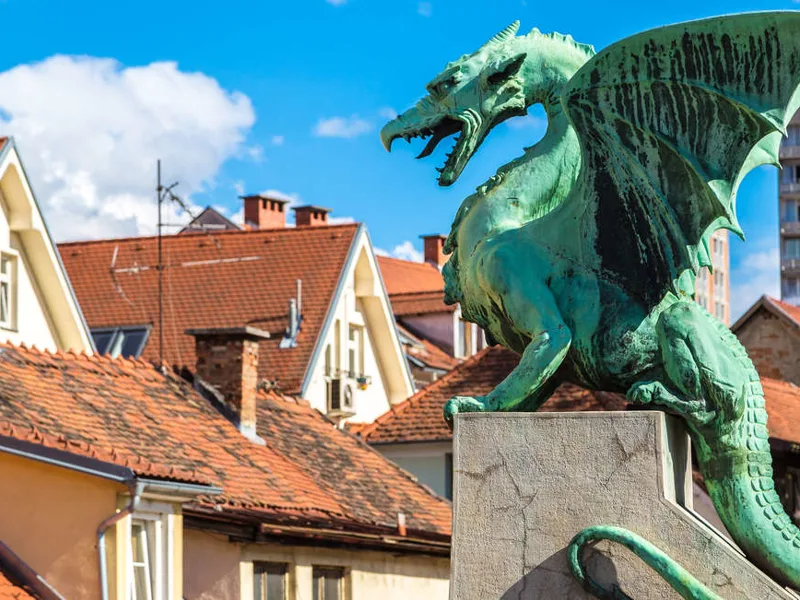 Dragon Bridge in Ljubljana