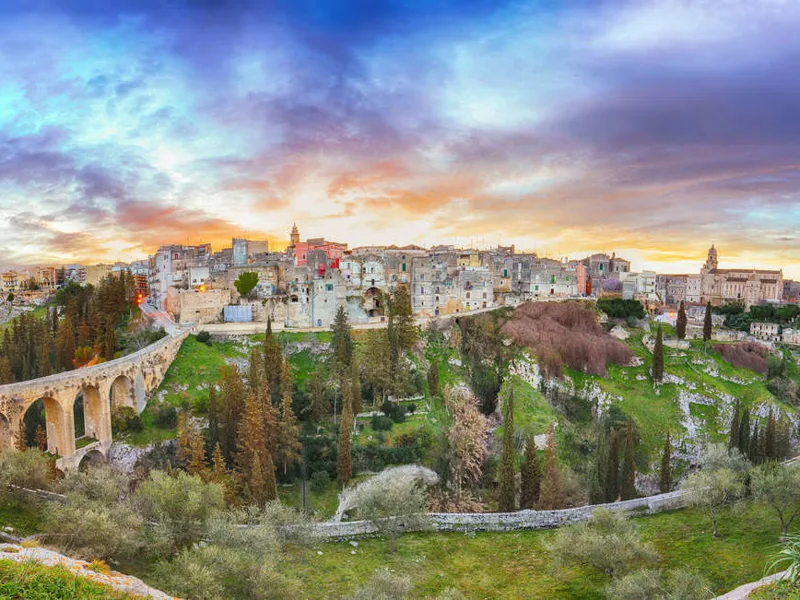 Panoramic view of Gravina