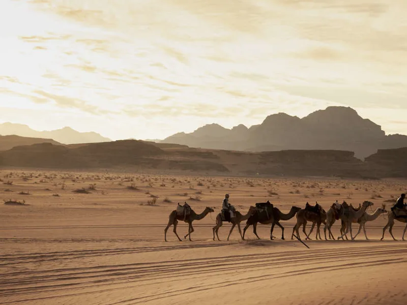 Sunset in Wadi Rum