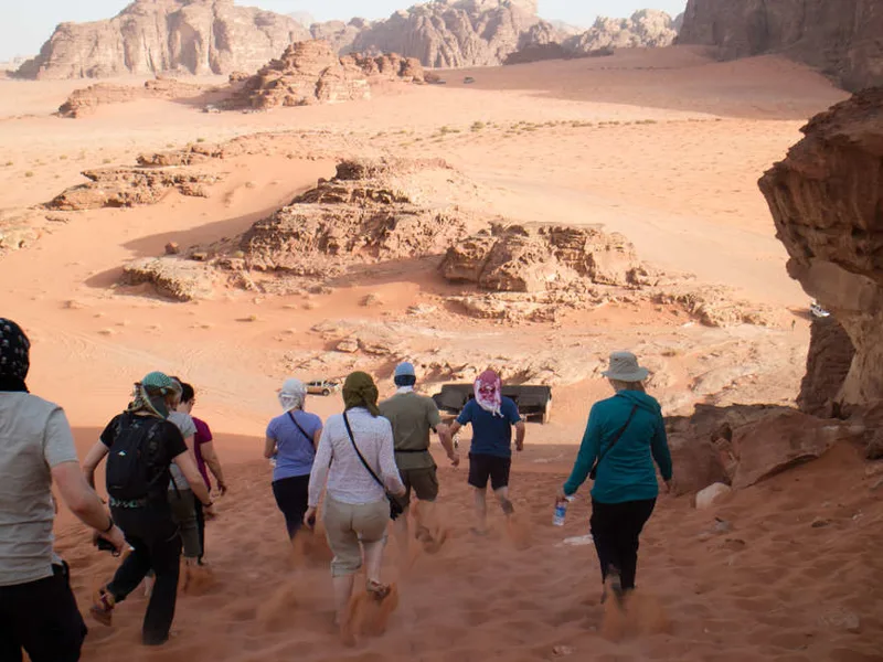 Sand dunes, Wadi rum