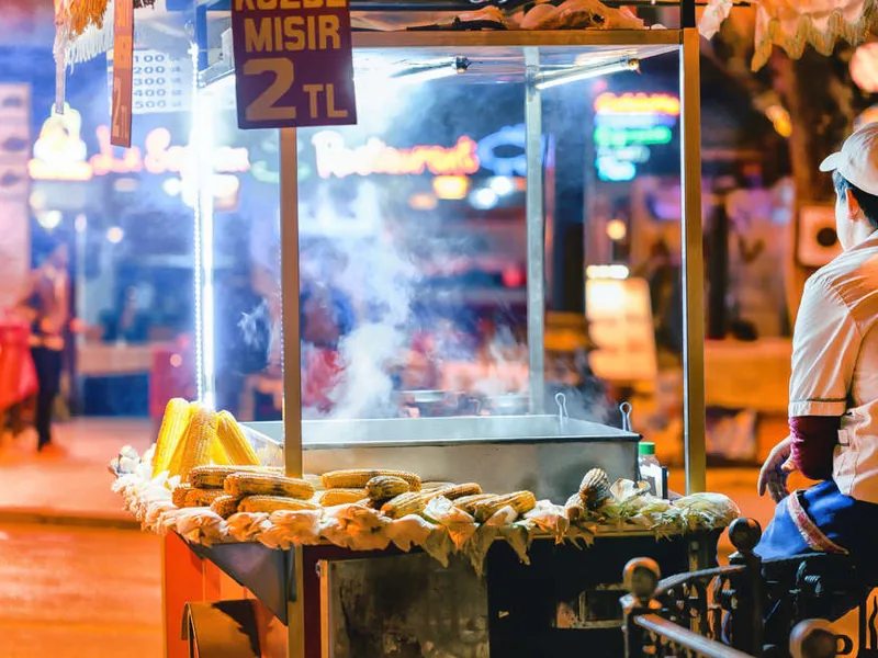 Food stall in Istanbul