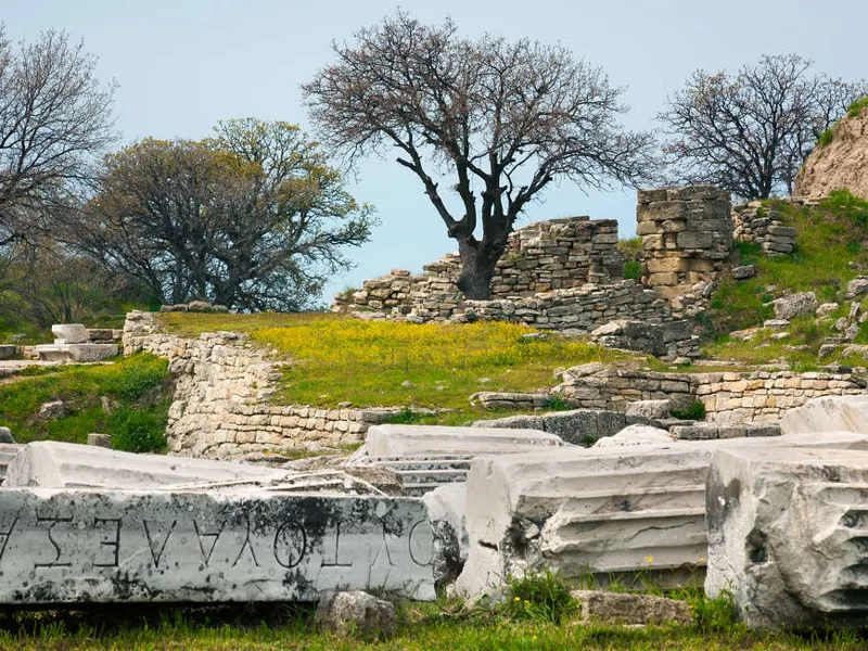 Ancient ruins at Troy