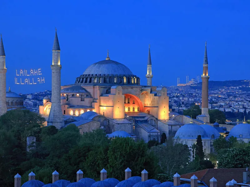The Blue Mosque at dusk - Michael Smith