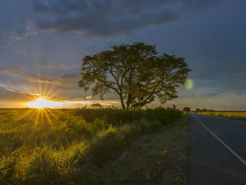 Sunset in Uganda