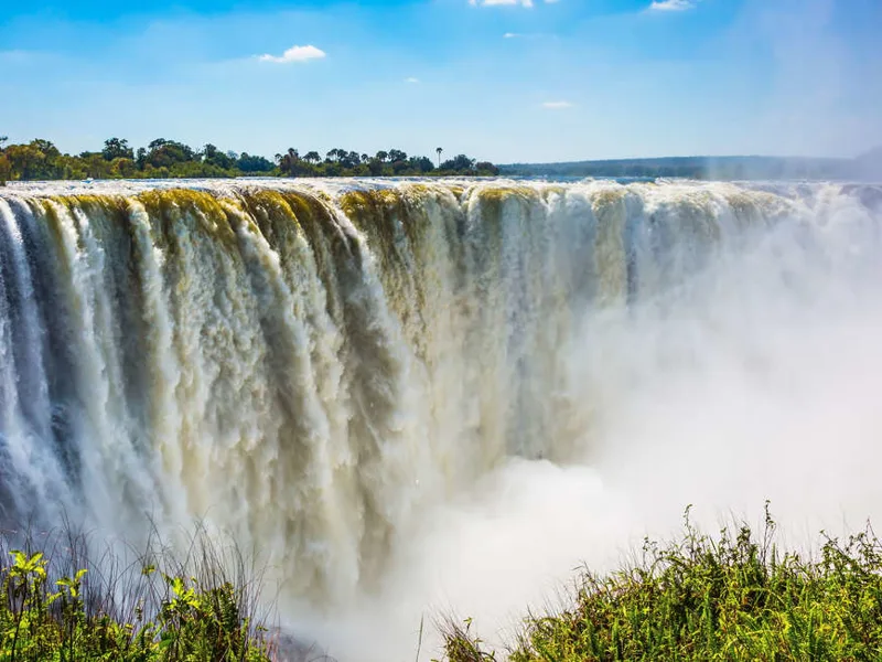 Victoria Falls on the Zambezi River