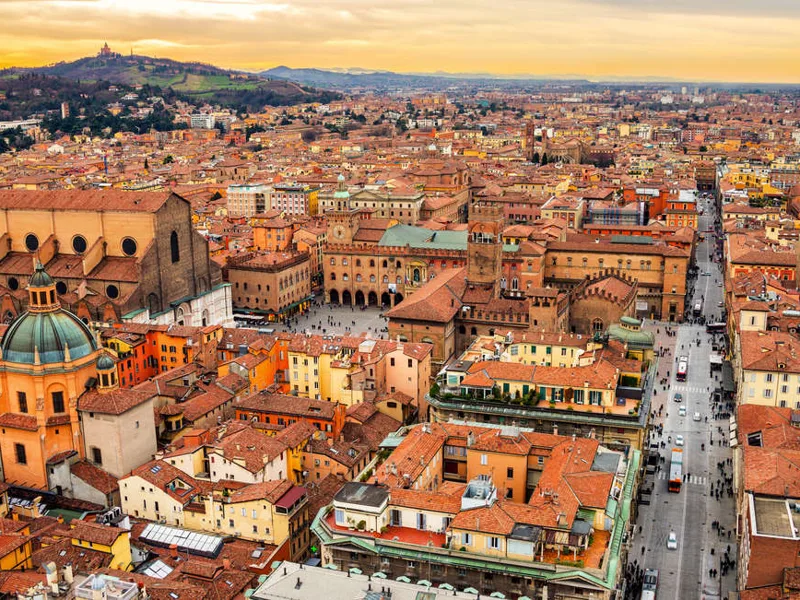 Red roofs of Bologna